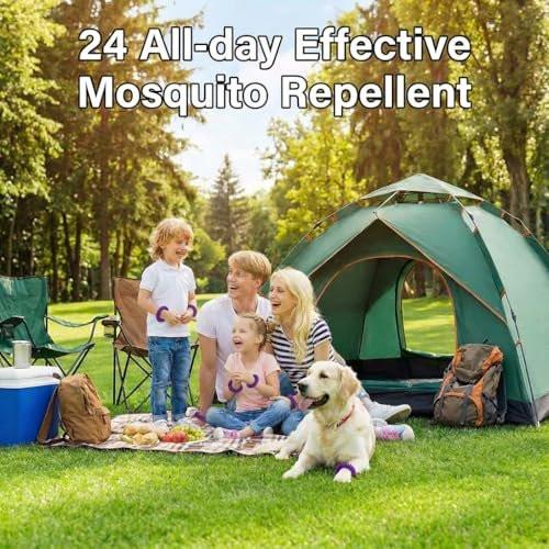 BuggyBands 12er-Pack Mückenabwehr-Armbänder für Erwachsene & Kinder, einzeln verpackt, DEET-frei, natürlich & wasserdicht