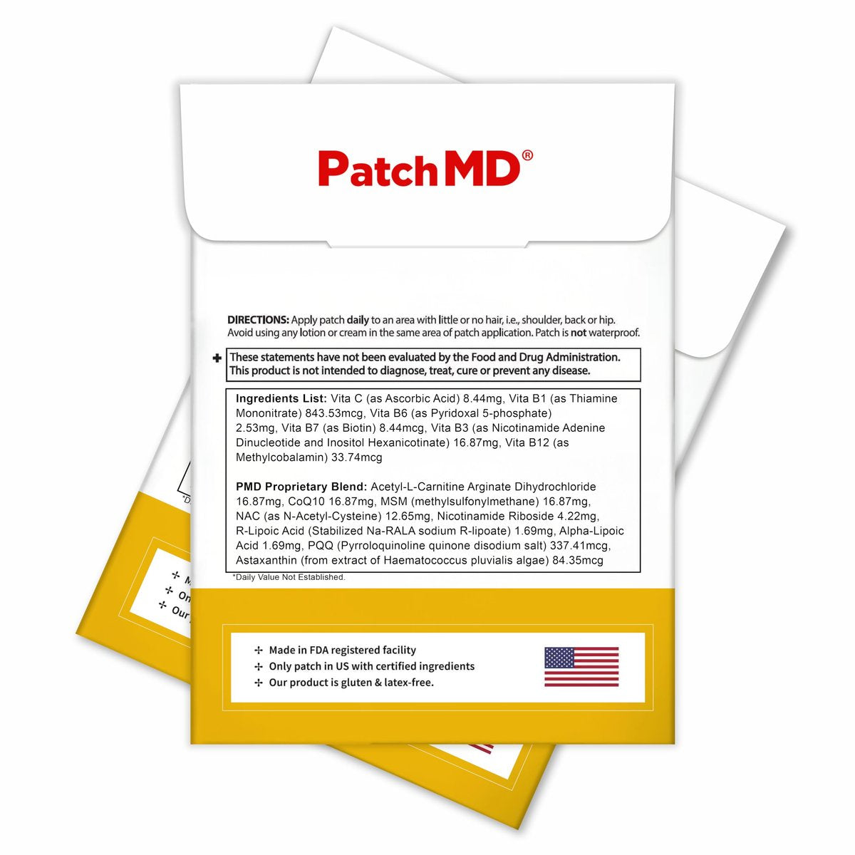 PatchMD - NAD+ Total Recovery Patches - 30 Tage Vorrat