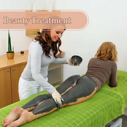Geyoga 100 Stück Einweg-Slipförmige Höschen für Damen, Vliesstoff, Einweg-Unterwäsche für Spa, Bräunung, einzeln verpackt, Schwarz
