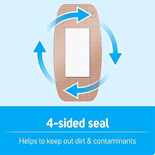 Care Science Waterproof Strong Strips Adhesive Bandages, Extra Large, 32 CT | 100% wasserdicht, schwerer Schutz, hilft Infektionen zu verhindern für Erste Hilfe und Wundversorgung