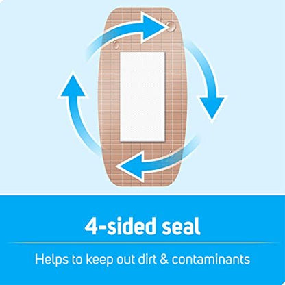 Care Science Waterproof Strong Strips Adhesive Bandages, Extra Large, 32 CT | 100% wasserdicht, schwerer Schutz, hilft Infektionen zu verhindern für Erste Hilfe und Wundversorgung