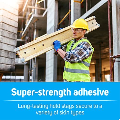 Care Science Waterproof Strong Strips Adhesive Bandages, Extra Large, 32 CT | 100% wasserdicht, schwerer Schutz, hilft Infektionen zu verhindern für Erste Hilfe und Wundversorgung