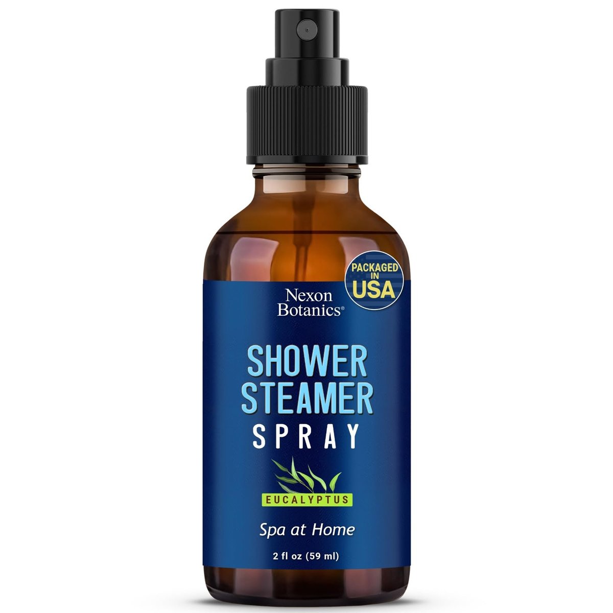 Eucalyptus Duschdampf Spray 60 ml – Aromatherapie Duschnebel mit ätherischen Ölen – Eukalyptus Dampfspray für Sauna, Spa, Bad & Raum – Nexon Botanics