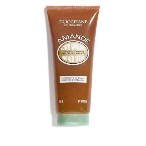 L’Occitane Mandel-Duschpeeling 2-in-1: Peeling & Duschöl für sanfte, geschmeidige Haut – 200 ml