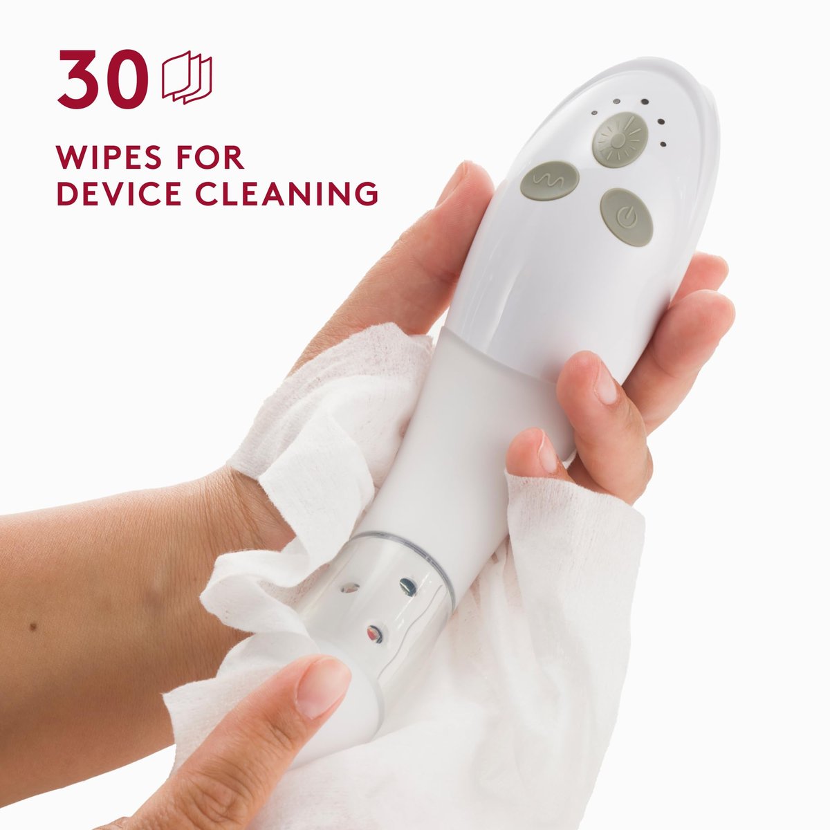 Joylux - Photonic Wipes für das vFit-Gerät, Reinigungstücher für Damen, milde Formel, sorgt für optimale Gerätepflege und Langlebigkeit (30 Stück)