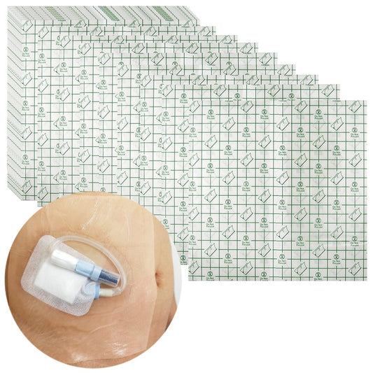 Hola Health Wasserdichte Duschabdeckung für Dialyse-Port, PICC-Leitung, Chemo-Port, Ernährungssonde – 25er-Pack, 20 x 20 cm