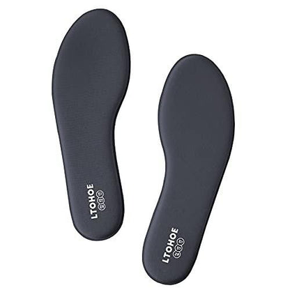 Memory Foam Einlegesohlen für Herren, Ersatz-Schuheinlagen für Arbeitsstiefel, Laufschuhe, Wanderschuhe, Sneaker, Polsternde Schuheinlagen zur Fußschmerzlinderung, Bequeme Innensohlen 6mm Navy US 9