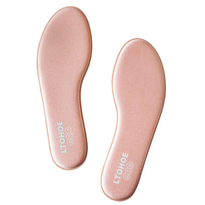 Memory Foam Einlegesohlen für Damen – Komfortable Schuheinlagen für Arbeitsschuhe, Laufschuhe, Wanderschuhe, Sneaker – Stoßdämpfende Innensohlen gegen Fußschmerzen – Rosa, US 9.5