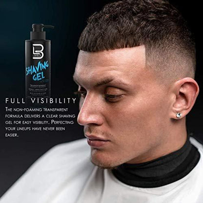 L3 Level 3 Rasiergel & Aftershave Set – Beruhigt Rötungen und Reizungen, spendet Feuchtigkeit und erfrischt die Haut – nicht reizend, erfrischender Duft