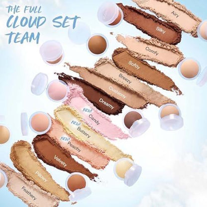 Kosas Cloud Set Pressed Setting Powder – Transluzenter Puder zur Glanzkontrolle, weiches, mattes Finish, Comfy (Sheer Medium)