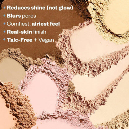 Kosas Cloud Set Pressed Setting Powder – Transluzenter Puder zur Glanzkontrolle, weiches, mattes Finish, Comfy (Sheer Medium)