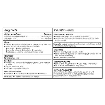 A+Health Juckreiz Creme 1,25 Unzen, Extra Starkes Diphenhydramin HCl Topisches Analgetikum Hautschutzmittel Lindert Schmerzen Juckreiz von Insektenstichen, leichten Verbrennungen, Giftefeu, Duftstofffrei
