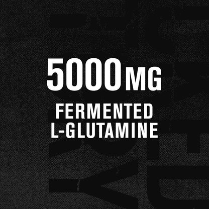 Jacked Factory L-Glutamin Pulver 100 Portionen - Veganes fermentiertes L-Glutamin Supplement für Muskelregeneration, Immunsystem und Verdauungsgesundheit | Ohne künstliche Füllstoffe - Geschmacksneutral