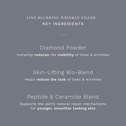 City Beauty Line-Blurring Wrinkle Filler – Spot-Behandlung gegen Falten & feine Linien – Glatte, gestraffte & hydratisierte Haut für Gesicht & Hals – Reine Formel mit Peptiden & Diamantpulver