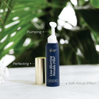 City Beauty Line-Blurring Wrinkle Filler – Spot-Behandlung gegen Falten & feine Linien – Glatte, gestraffte & hydratisierte Haut für Gesicht & Hals – Reine Formel mit Peptiden & Diamantpulver