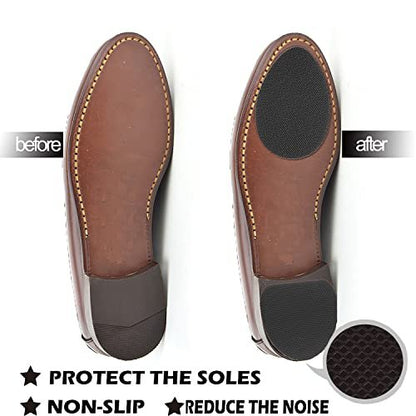 Rutschfeste Schuhsohlen-Pads für High Heels, selbstklebende Anti-Rutsch-Schuh-Griffe (Schwarz, 4 Paare)