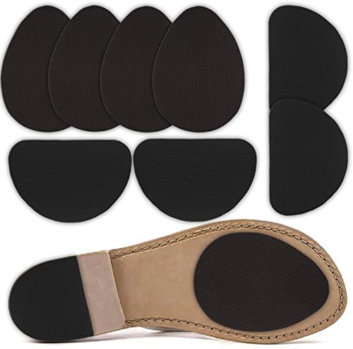 Rutschfeste Schuhsohlen-Pads für High Heels, selbstklebende Anti-Rutsch-Schuh-Griffe (Schwarz, 4 Paare)