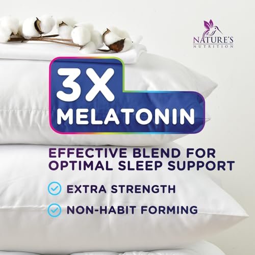 Melatonin Schlafgummis – 12 mg pro Portion – Extra starke Schlafunterstützung – Vegane Gummis für Erwachsene – Beerengeschmack – 60 Gummis