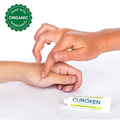 CUROXEN Erste Hilfe Antibiotische Salbe, 0,5 oz | Mit natürlichen & biologischen Inhaltsstoffen (0,5 oz Vertikal)