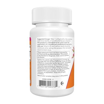 NOW Foods Vitamin D-3 50.000 IE Weichkapseln, 50 Stück