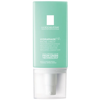 La Roche-Posay Hydraphase HA Rich Gesichtscreme für trockene Haut mit Hyaluronsäure, 72h Feuchtigkeit, ölfrei & nicht komedogen, 50 ml