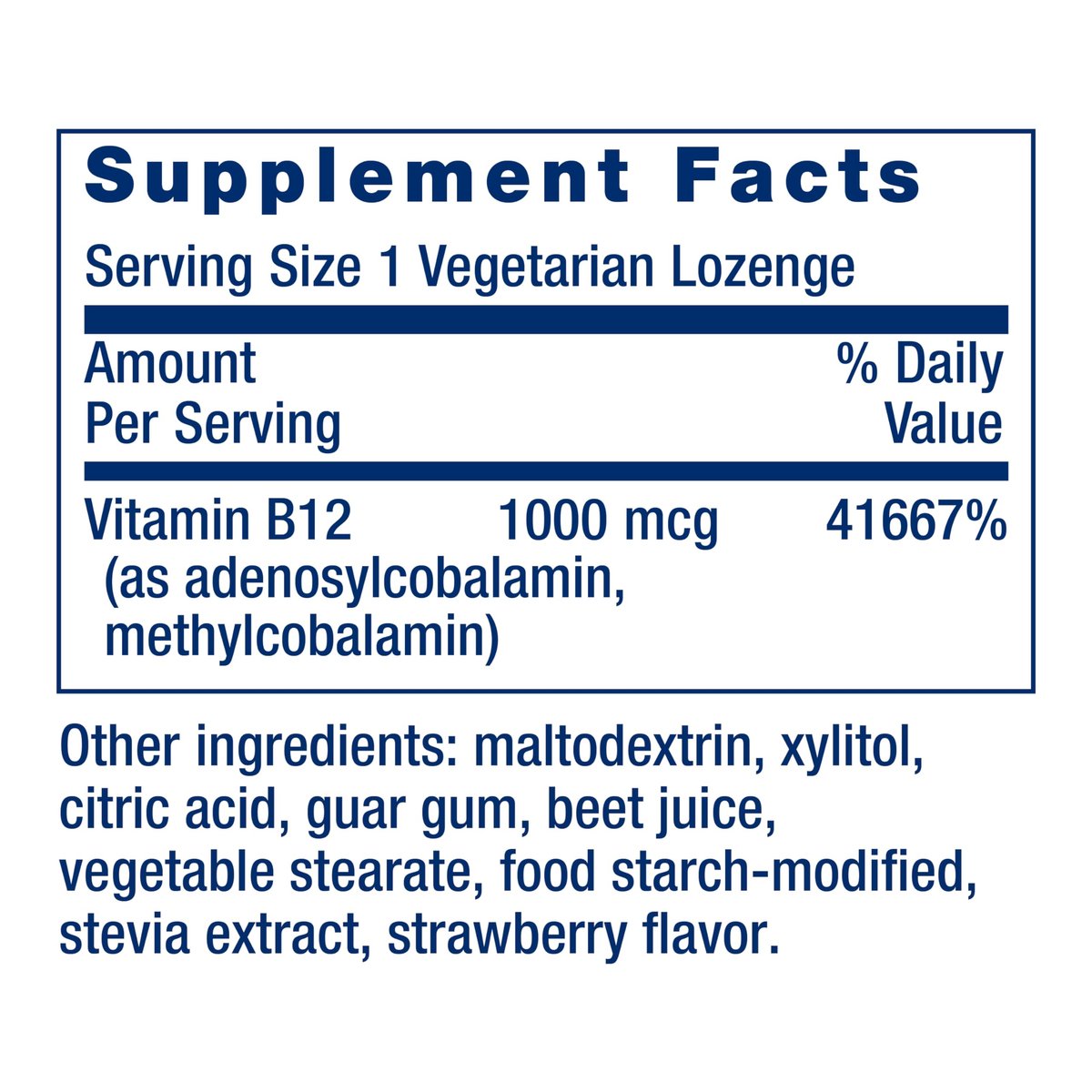 Life Extension B12 Elite – 60 Lutschtabletten mit Adenosylcobalamin und Methylcobalamin für Gehirngesundheit und Dopaminproduktion, Nicht-GVO, Glutenfrei, Vegetarisch
