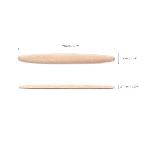 FLEXZENSE Ultra Thin Champagner Gold – 4-teiliges Set zum Schutz vor reizenden Nähten und Riemen