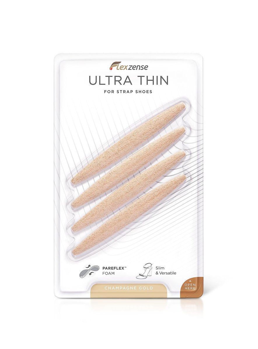 FLEXZENSE Ultra Thin Champagner Gold – 4-teiliges Set zum Schutz vor reizenden Nähten und Riemen