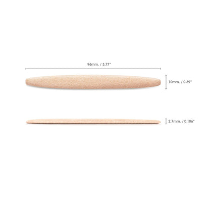 FLEXZENSE Ultra Thin Champagner Gold – 4-teiliges Set zum Schutz vor reizenden Nähten und Riemen