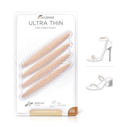 FLEXZENSE Ultra Thin Champagner Gold – 4-teiliges Set zum Schutz vor reizenden Nähten und Riemen