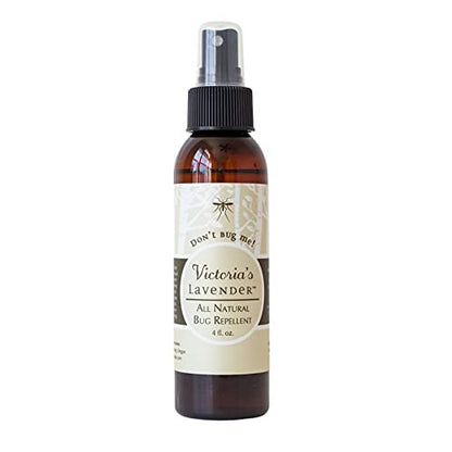 Victoria's Lavender Don’t Bug Me Insektenspray - Natürlicher Insektenschutz für Kinder - Ideal für den Innen- und Außenbereich - DEET-frei mit ätherischen Ölen, Aloe Vera & Eukalyptus - Hergestellt in den USA – 118 ml