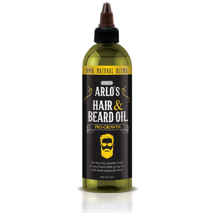 Arlo's Pro-Growth Haar- und Bartöl 8 oz. – Haaröl, Schnurrbartöl und Bartöl für Wachstum