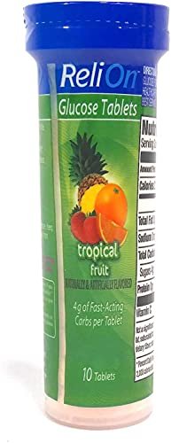 Relion Glukose Tabletten: Orange, Tropical und Fruit Punch – 30 Tabletten (3er-Pack)