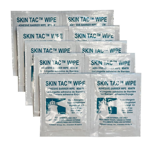 Skin-Tac Haftvermittler-Tücher für Klebeprothesen – 10er Pack