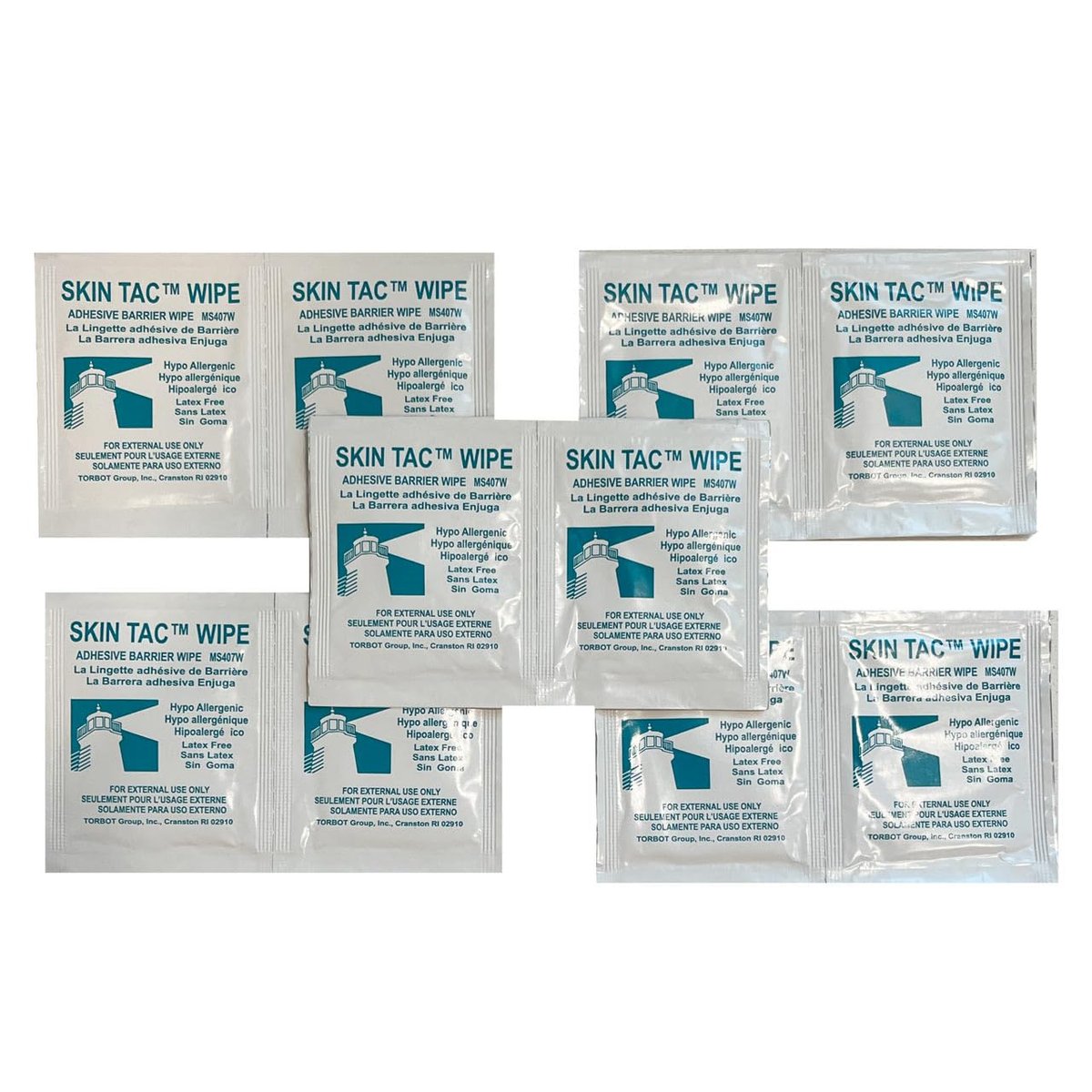 Skin-Tac Haftvermittler-Tücher für Klebeprothesen – 10er Pack