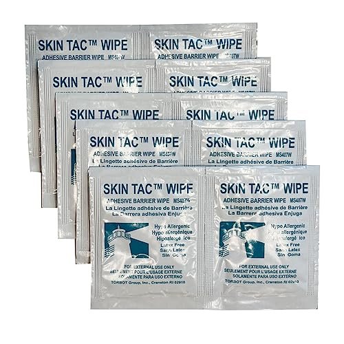 Skin-Tac Haftvermittler-Tücher für Klebeprothesen – 10er Pack