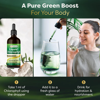 Best Naturals Chlorophyll-Tropfen flüssig 50 mg, 2 Fl Oz – Natürliches Detox, Energie, Verdauung & Hautgesundheit, Vegan, Nicht-GVO, Leichte Absorption