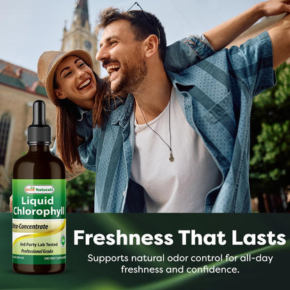 Best Naturals Chlorophyll-Tropfen flüssig 50 mg, 2 Fl Oz – Natürliches Detox, Energie, Verdauung & Hautgesundheit, Vegan, Nicht-GVO, Leichte Absorption