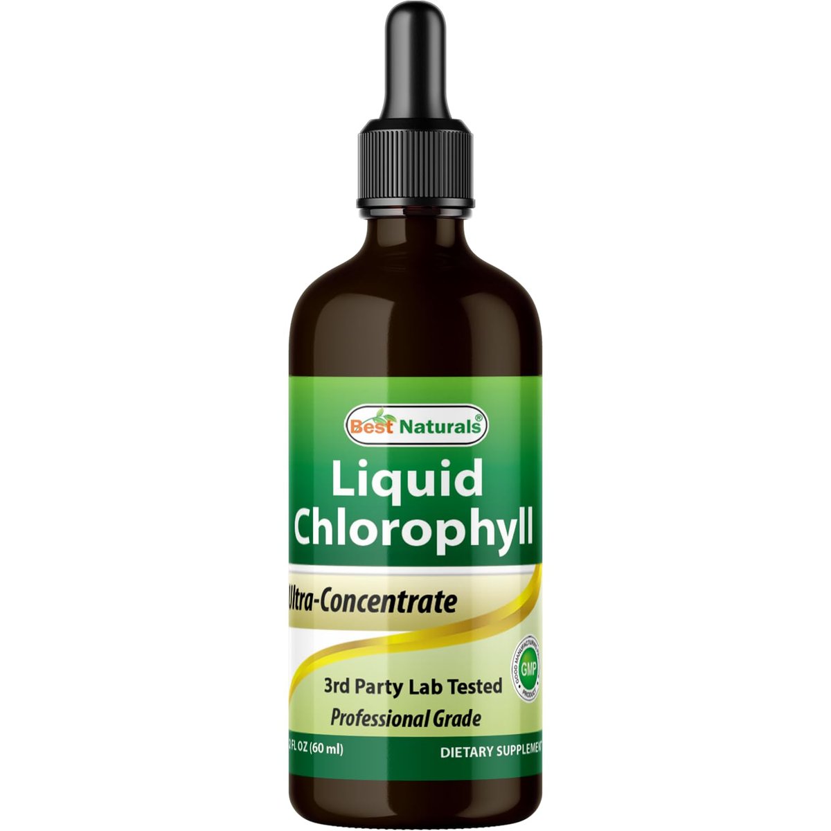 Best Naturals Chlorophyll-Tropfen flüssig 50 mg, 2 Fl Oz – Natürliches Detox, Energie, Verdauung & Hautgesundheit, Vegan, Nicht-GVO, Leichte Absorption