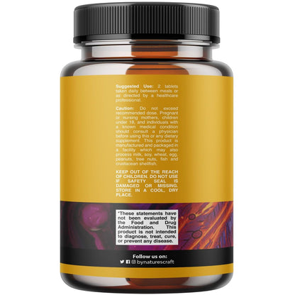 Natures Craft L-Lysin Kapseln - Hochdosiertes L-Lysin Supplement für Augengesundheit, Lippenpflege, Kollagensynthese und Immununterstützung - Essentielle Aminosäure - 1000 mg pro Portion - 100 Kapseln