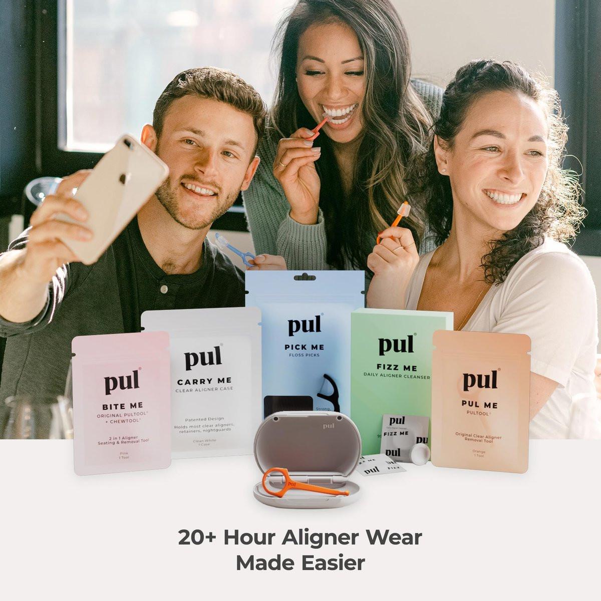 PUL Retainer Reinigungstabletten – Aligner Reiniger für Invisalign und durchsichtige Zahnschienen, tägliche Retainer Reinigungstabletten und Zahnprothesen Reiniger – entfernt Geruch, Verfärbungen und Plaque – 30-Tage-Vorrat