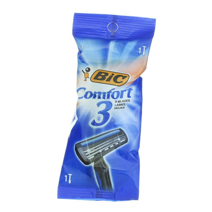 BIC Comfort 3 Rasierer für Männer – 3-Klingen-System mit Gleitstreifen