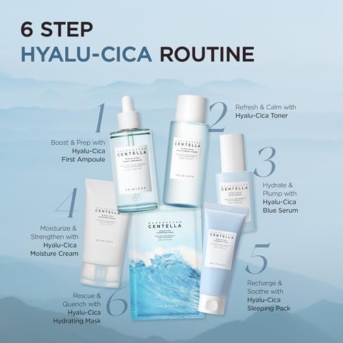 SKIN1004 Hyalu-CICA Sleeping Pack – 100ml Nachtcreme mit Hyaluronsäure, Melatonin und Centella Asiatica für Feuchtigkeit und Regeneration