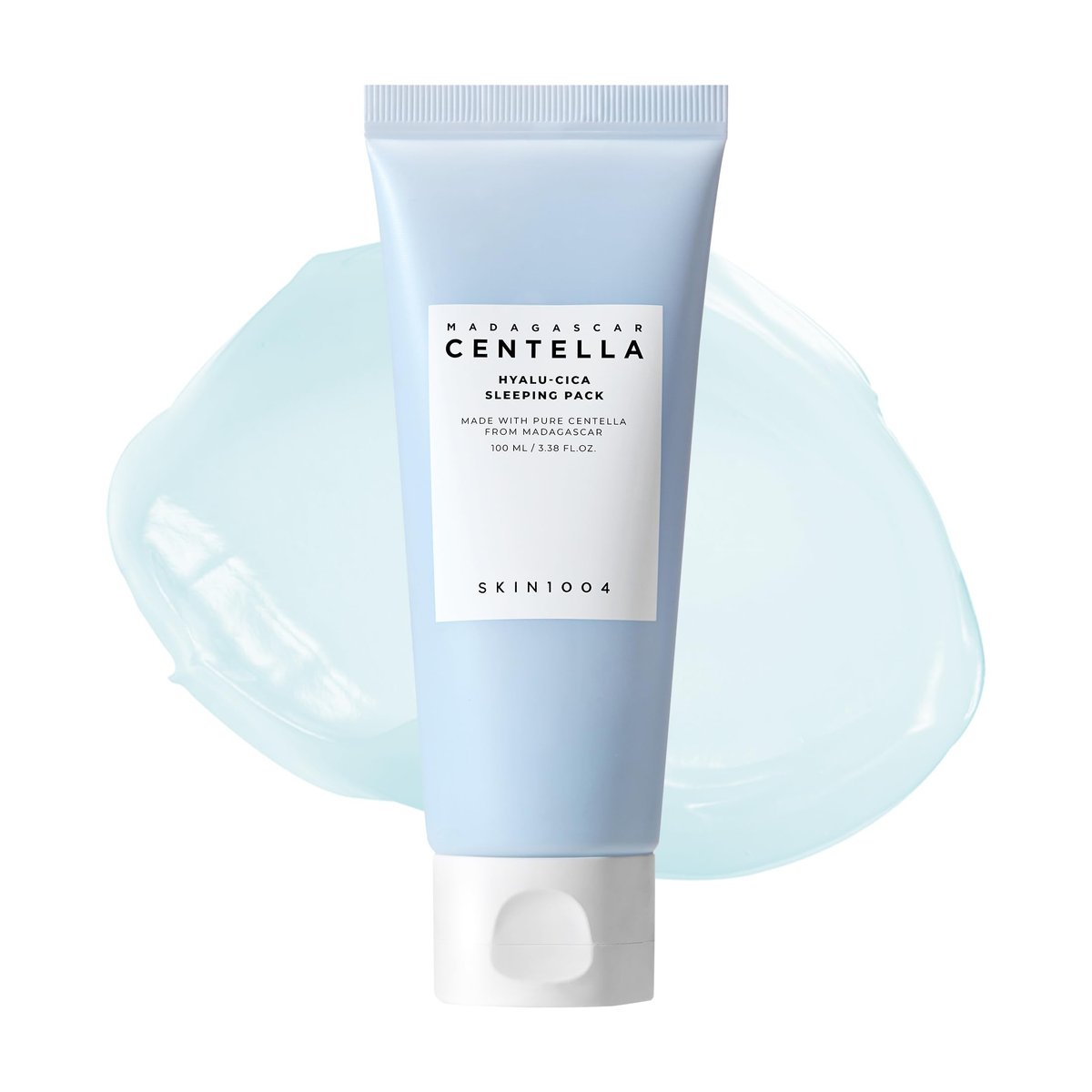 SKIN1004 Hyalu-CICA Sleeping Pack – 100ml Nachtcreme mit Hyaluronsäure, Melatonin und Centella Asiatica für Feuchtigkeit und Regeneration