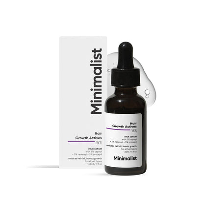 Minimalist Hair Density Serum 18% | Mit Procapil, Capixyl, Redensyl, Anagain & Baicapil gegen Haarausfall | Für Frauen & Männer | 30 ml