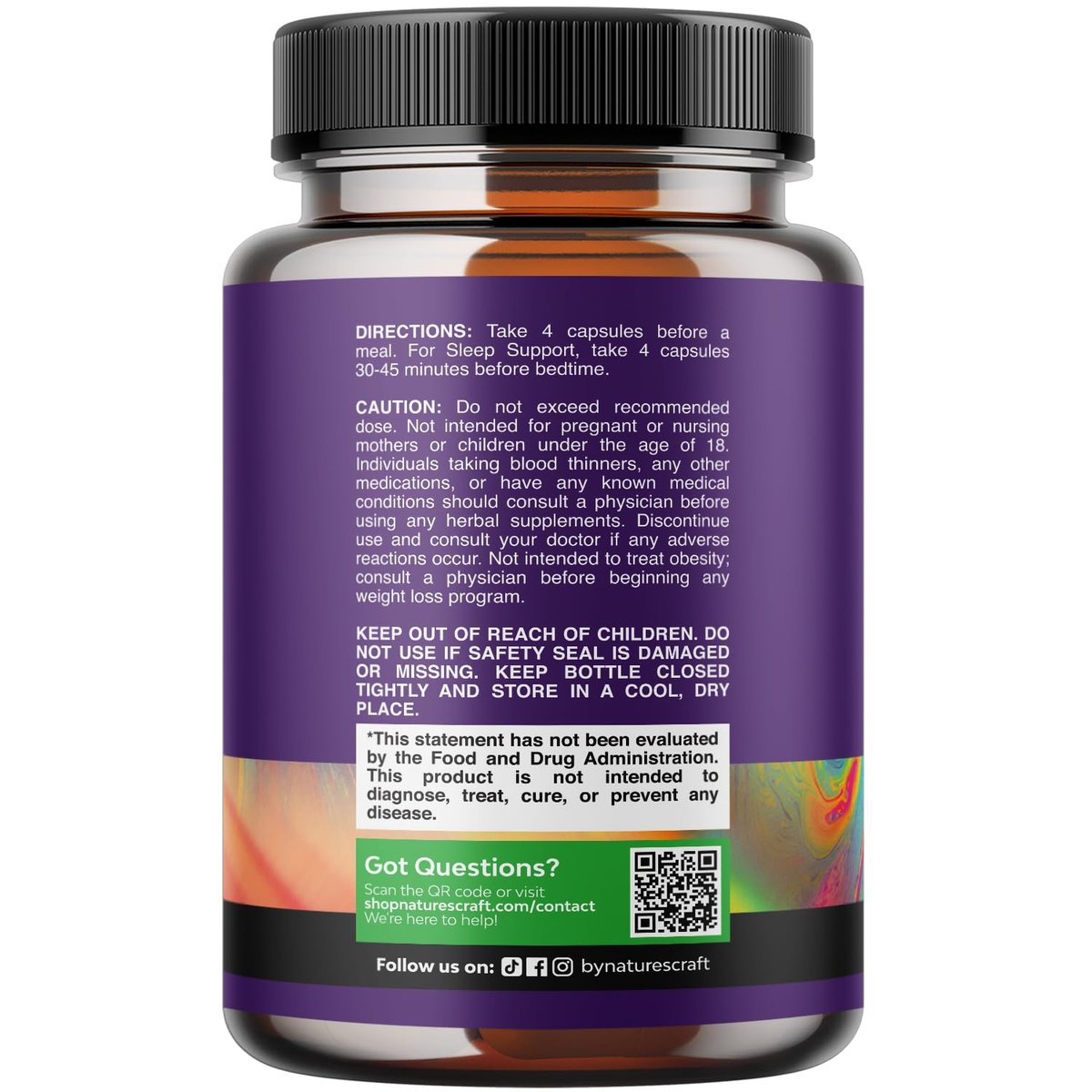 Reines Magnesiumglycinat 400 mg pro Portion – Vegane, hoch bioverfügbare Kapseln für Frauen und Männer – Unterstützt Stimmung, Schlaf und Entspannung – 120 Kapseln