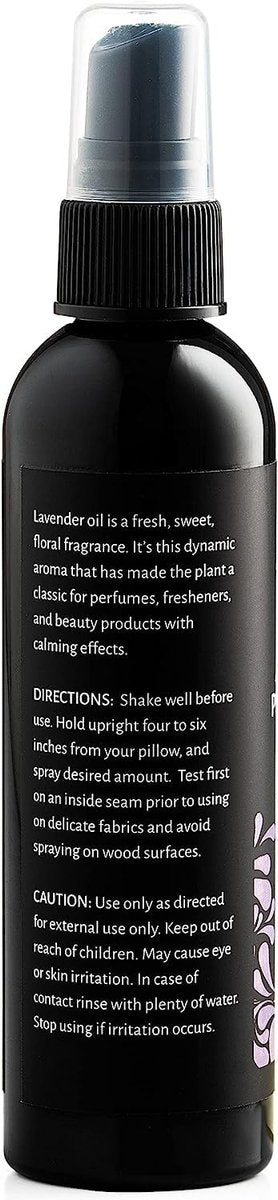 Aromasong Lavendel Kissen Spray für erholsamen Schlaf – Natürliches Bett- und Schlafenszeit-Mist mit ätherischen Ölen zur Entspannung, 118 ml