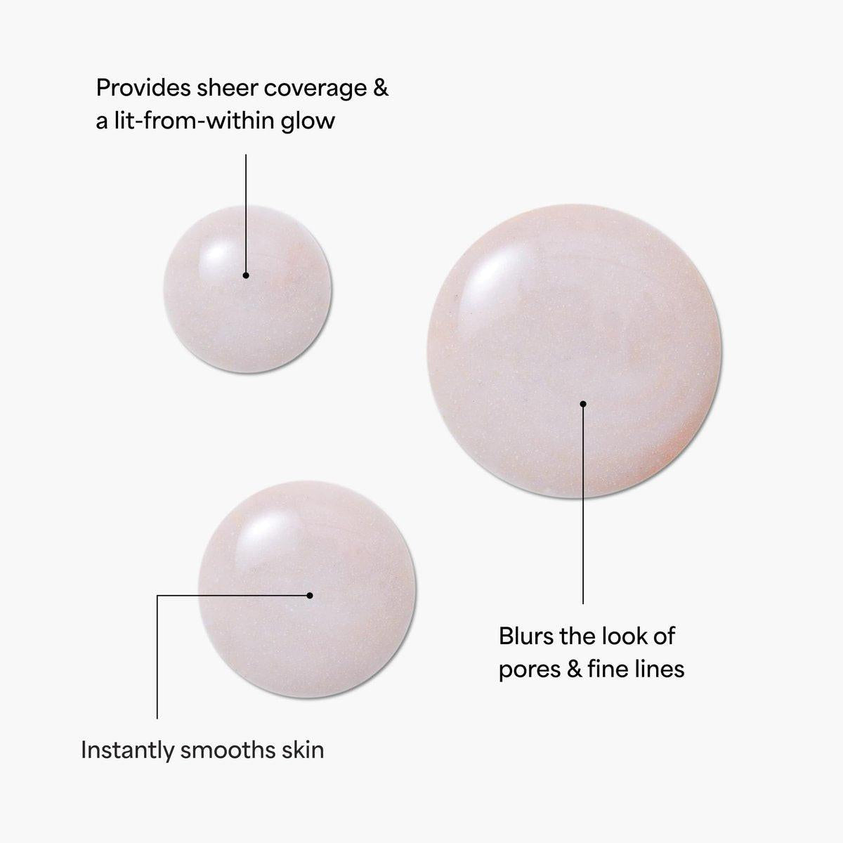 TULA Skin Care Face Filter Blurring and Moisturizing Primer - Supersize Luna, Gleicht Hautton & Rötungen aus, Feuchtigkeitsspendend & verbessert Haltbarkeit von Make-up, 2,02 fl oz