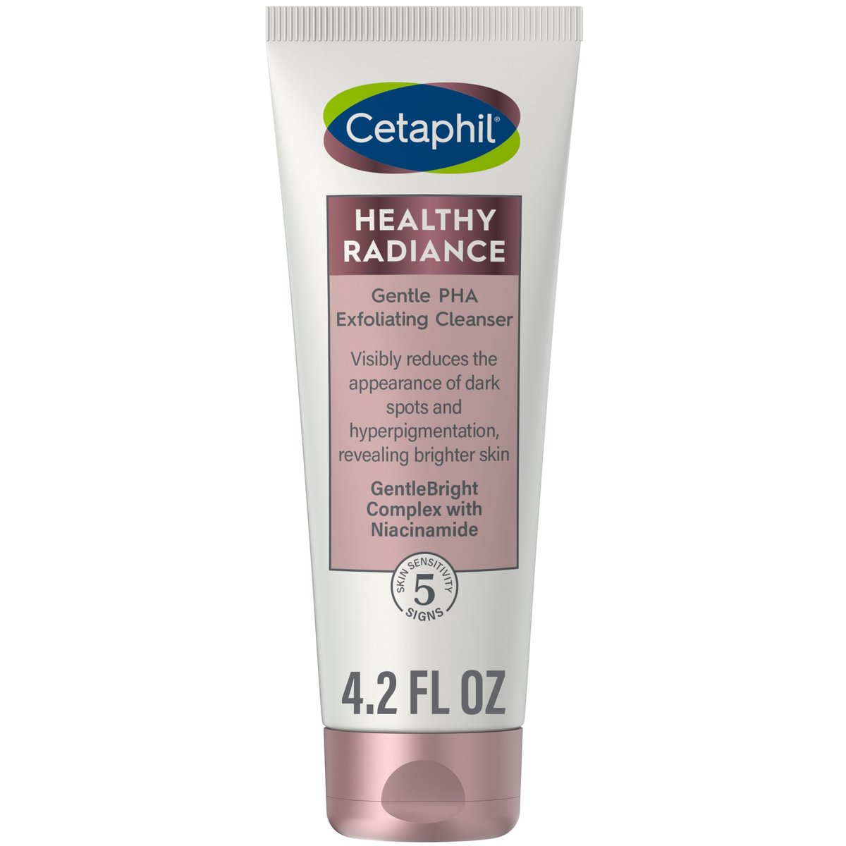 Cetaphil Gesichtsreinigung, Healthy Radiance Sanftes Peeling, Reduziert sichtbar dunkle Flecken und Hyperpigmentierung, Für empfindliche Haut, Hypoallergen, Duftstofffrei, 119 g