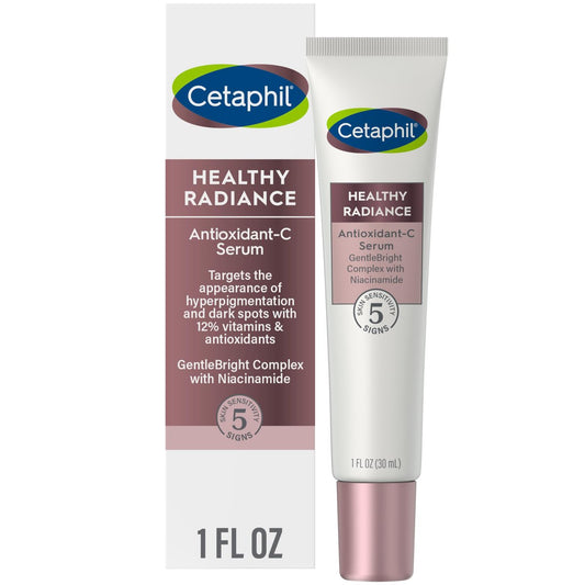 Cetaphil Healthy Radiance Antioxidant-C Serum – Vitamin C Serum für empfindliche Haut, reduziert dunkle Flecken und Hyperpigmentierung, 30 ml
